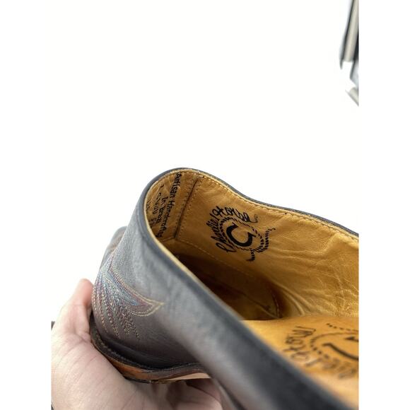 Black Embroidered Pointed-Toe Mule Heels - Picture 7 of 8